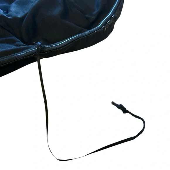 Cotton Candy LA Black Vegan Leather Fit and Flare Dress Size S - Picture 13 of 13